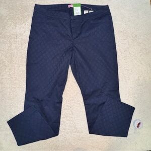Lilly Pulitzer Kelly Skinny Midnight Ankle Pant in Midnight Navy Size 14